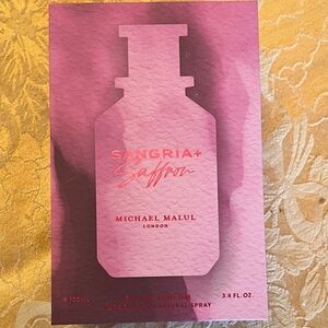 Signature by Sangria Saffron Perfume in Pink Box